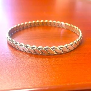 Vintage Mexican Sterling Silver Bangle